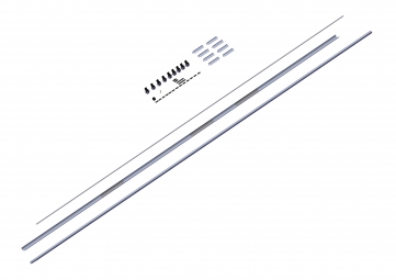 Axle Kit, 7.5 cm with Ridge Pole for 11.5-12 m Trailers (B1-102557 & B2-102548)